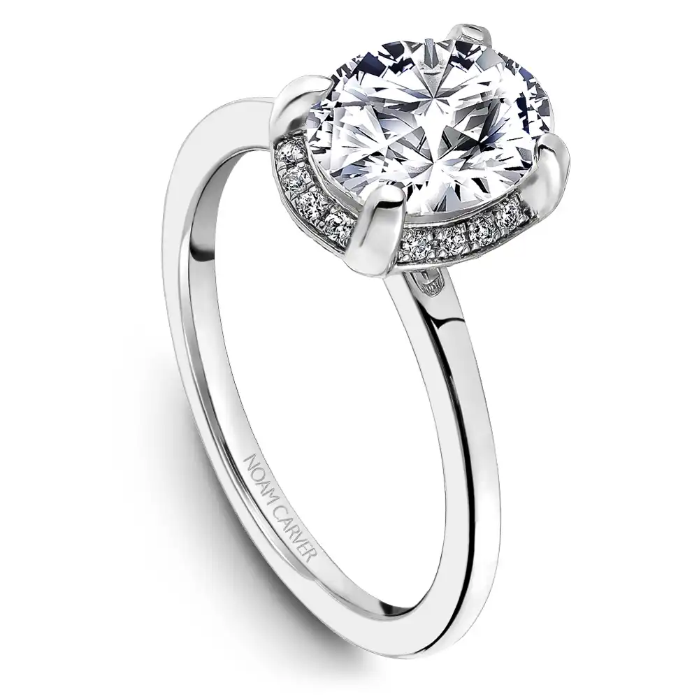 Noam Carver Semi Mount Engagement Ring