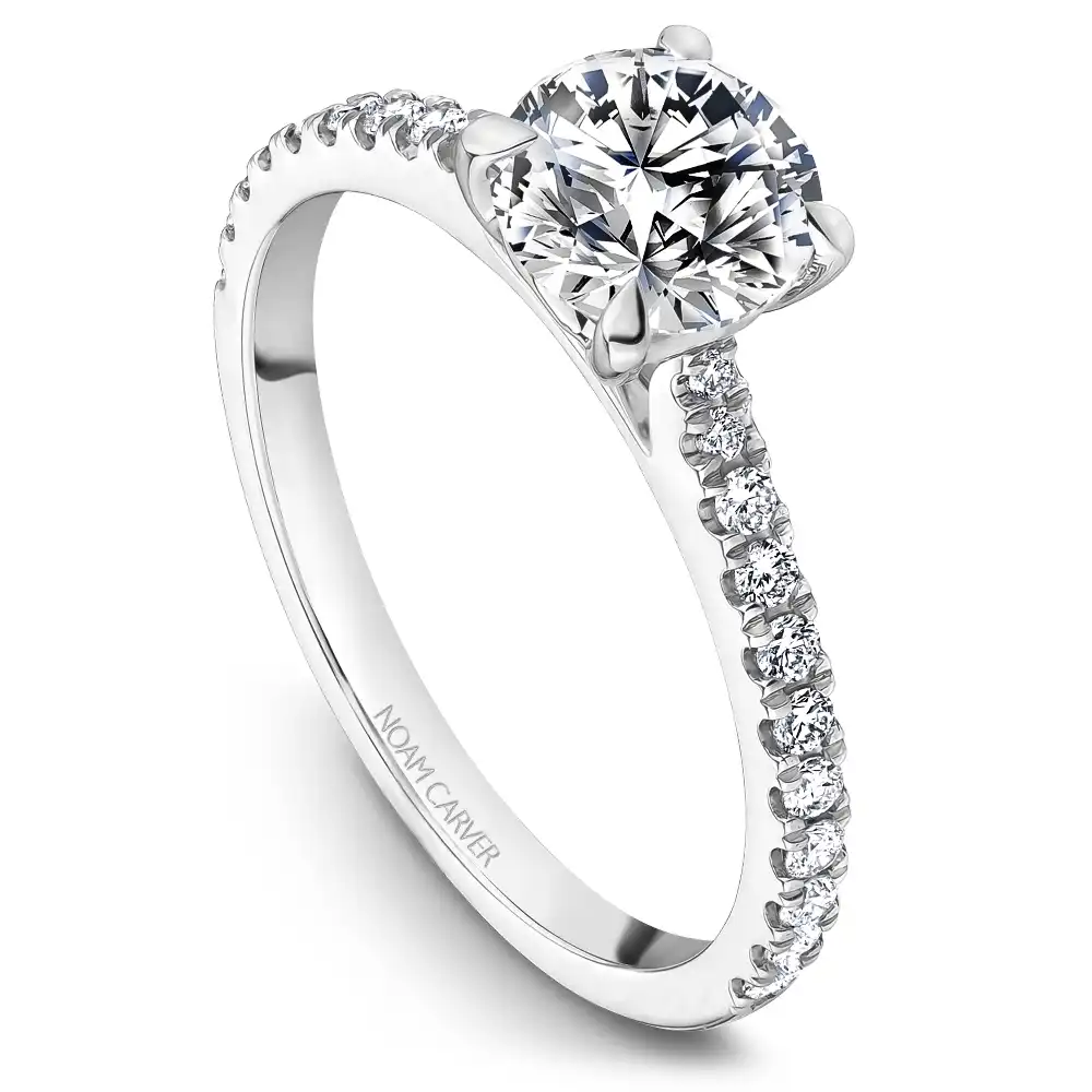 Noam Carver Semi Mount Engagement Ring