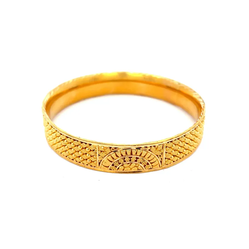 Elegant Gold Bangles - Set of 2  - Size 2.3