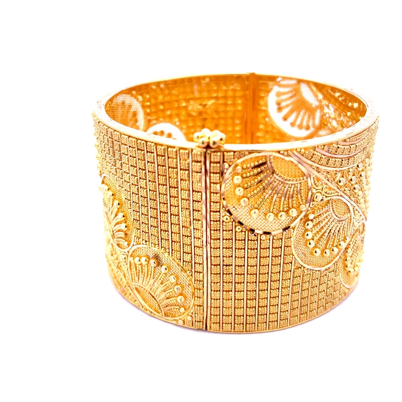 Intricate Gold Filigree Bangle