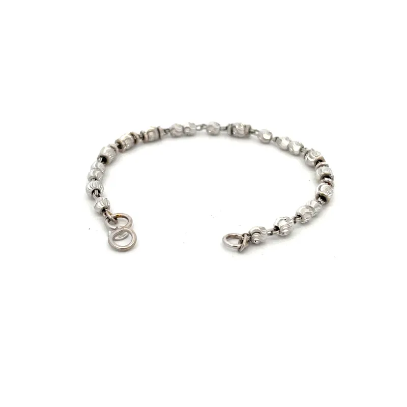 Baby Bracelet in 18K White Gold