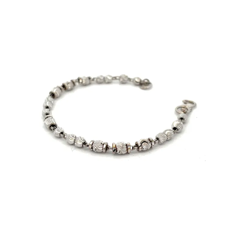 Baby Bracelet in 18K White Gold