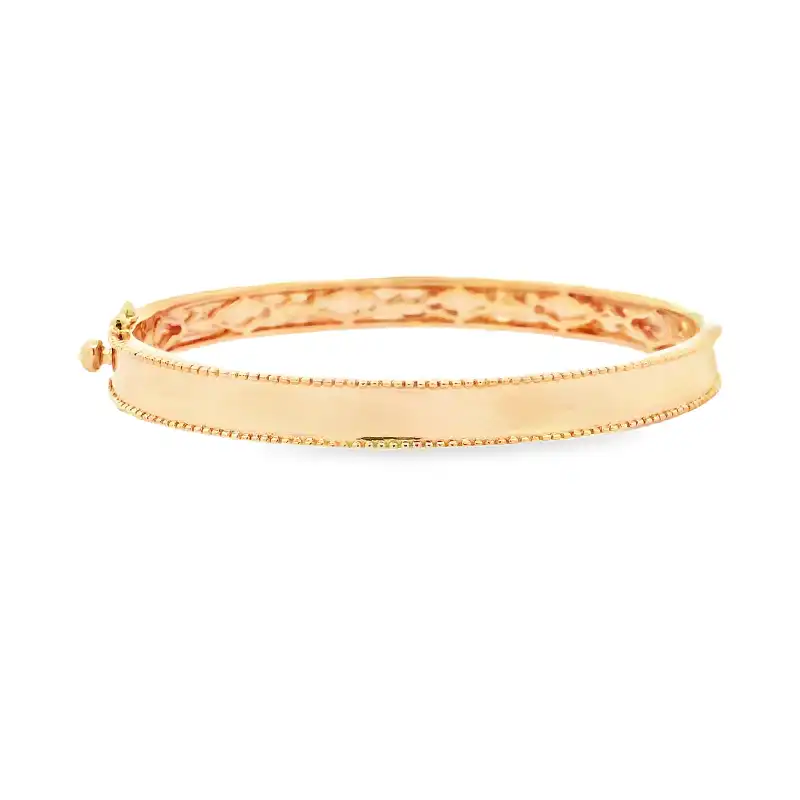 Gold Diamond Bangle Bracelet