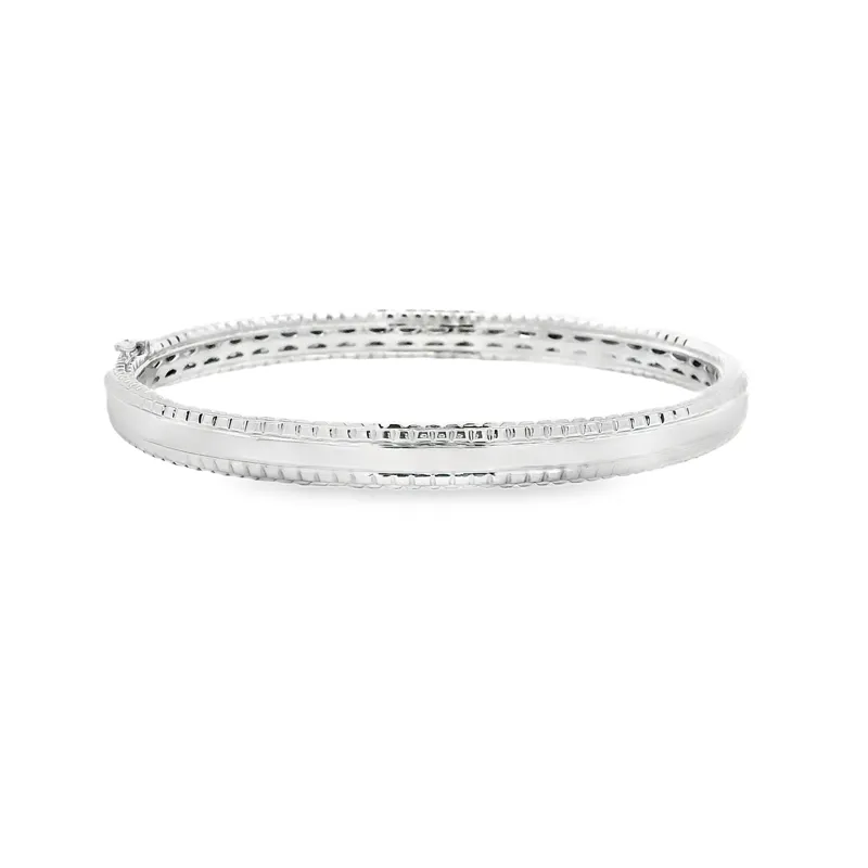 Gold Diamond Bangle Bracelet