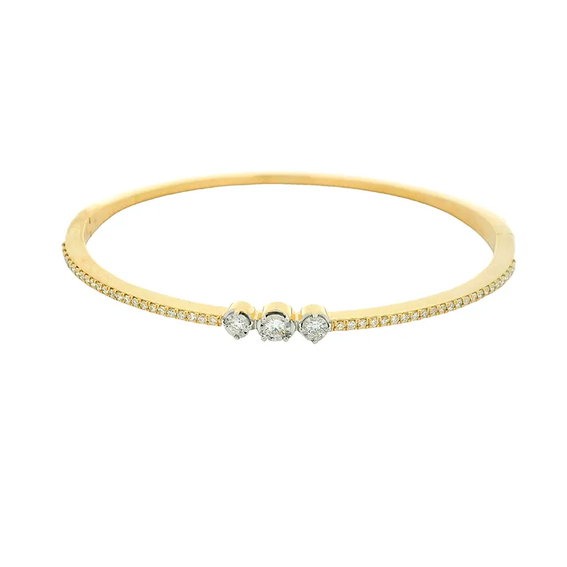 Elegant Gold Diamond Bracelet