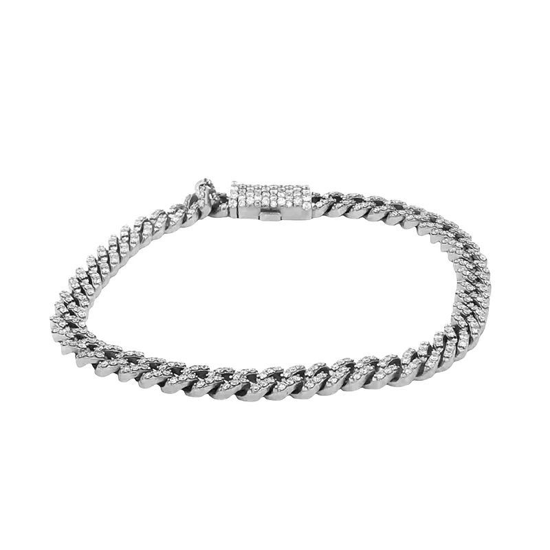Links Bracelet in White gold and Diamonds