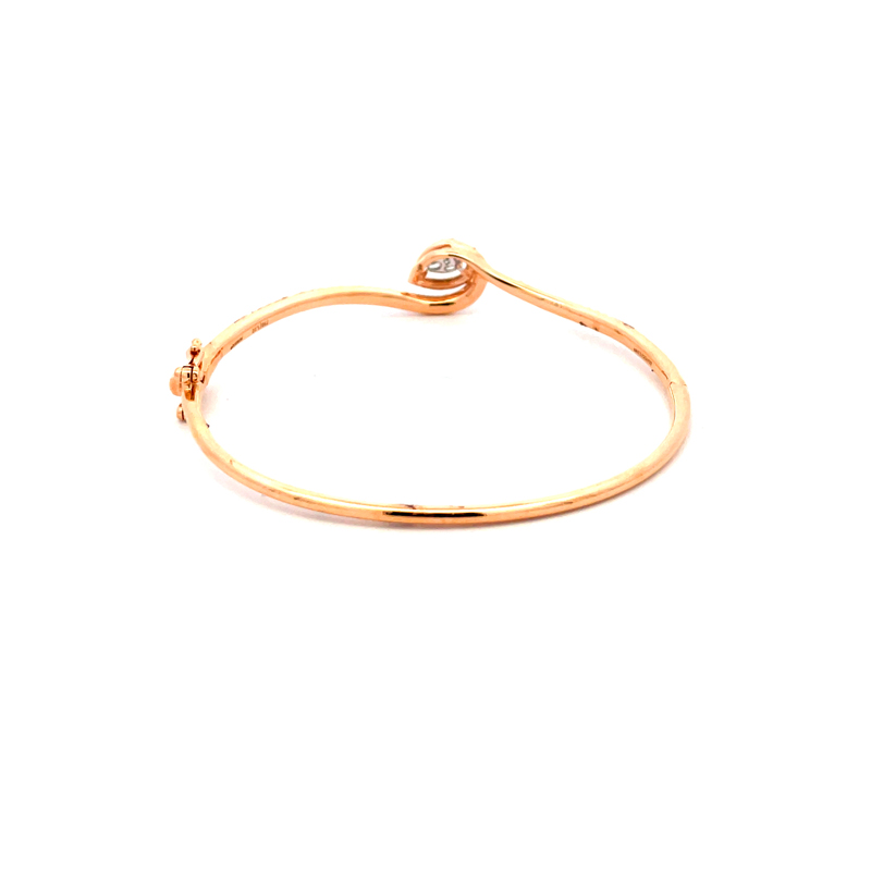 Elegant Rose Gold Diamond Bracelet