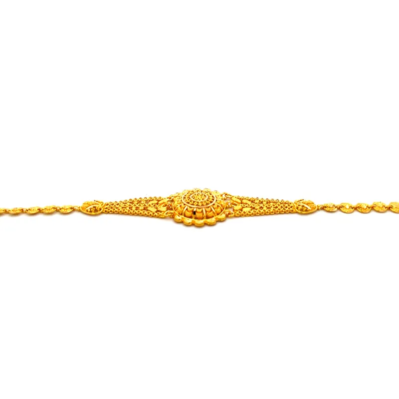 22K Gold Bracelet Size - 8 inch