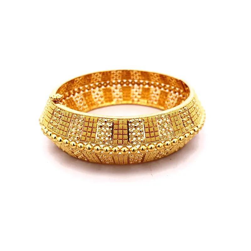 Two beautiful 22k yellow gold Kada bangles for women