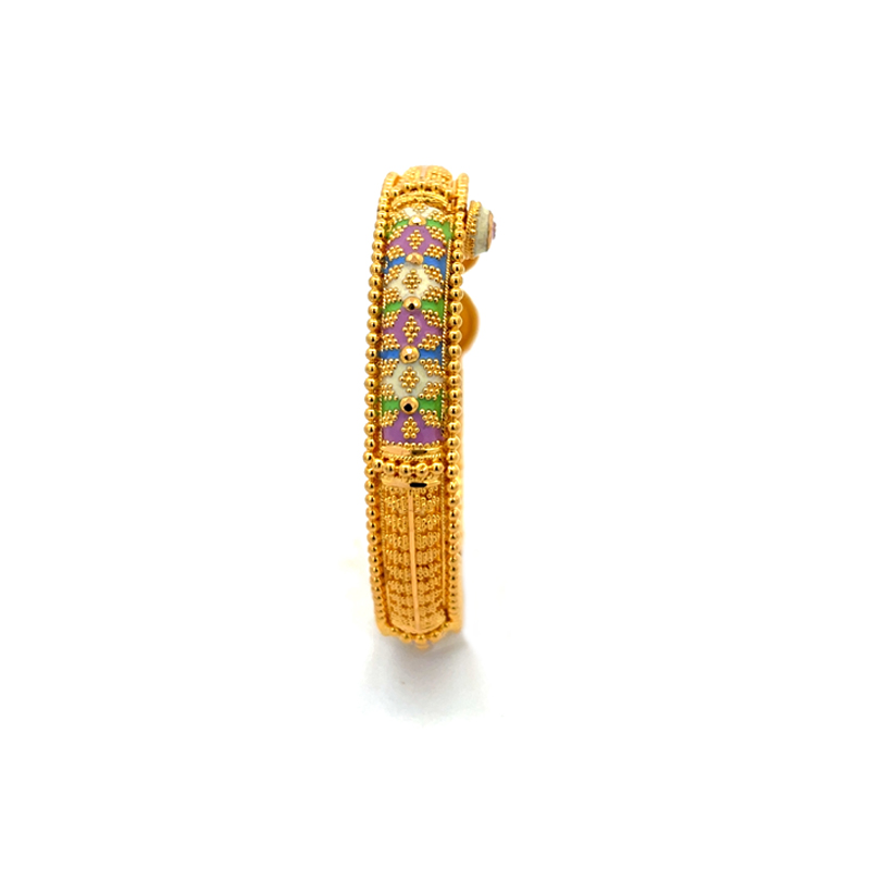 22K Yellow Gold Baby Bangle Set of 2