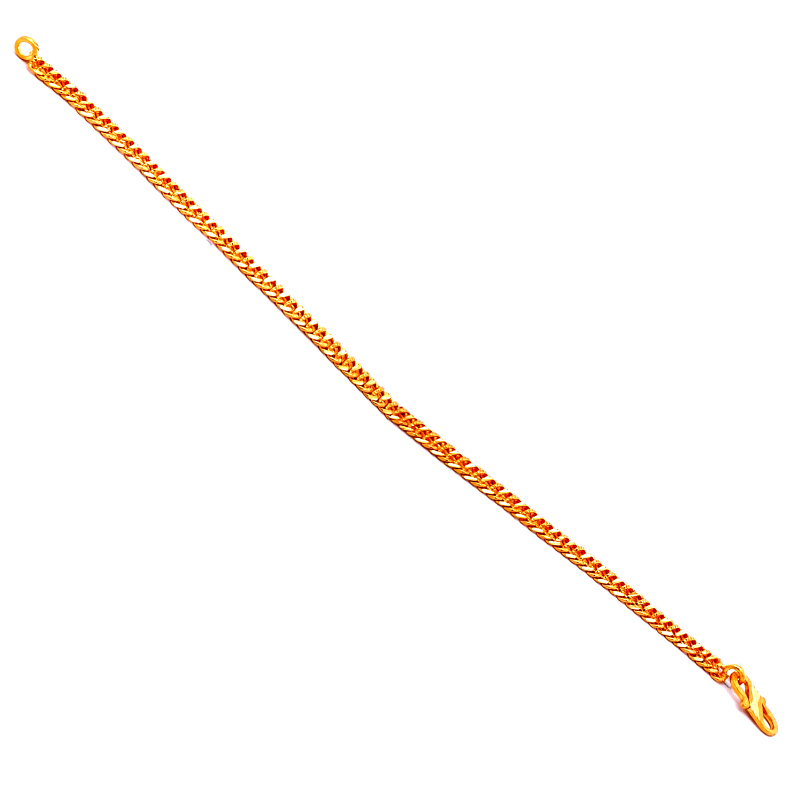 Elegant Gold Chain Bracelet - 6.7 inch