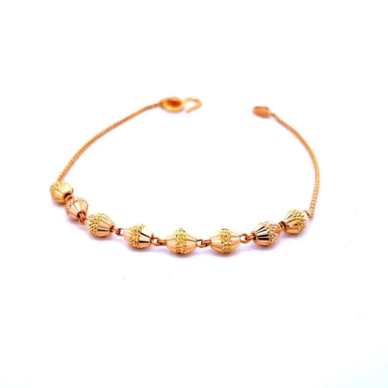 Elegant Gold Chain Bracelet - 7"