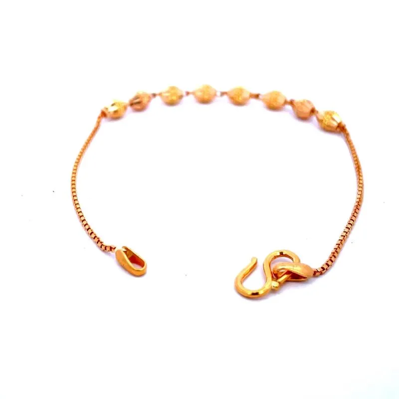 Elegant Gold Chain Bracelet - 7