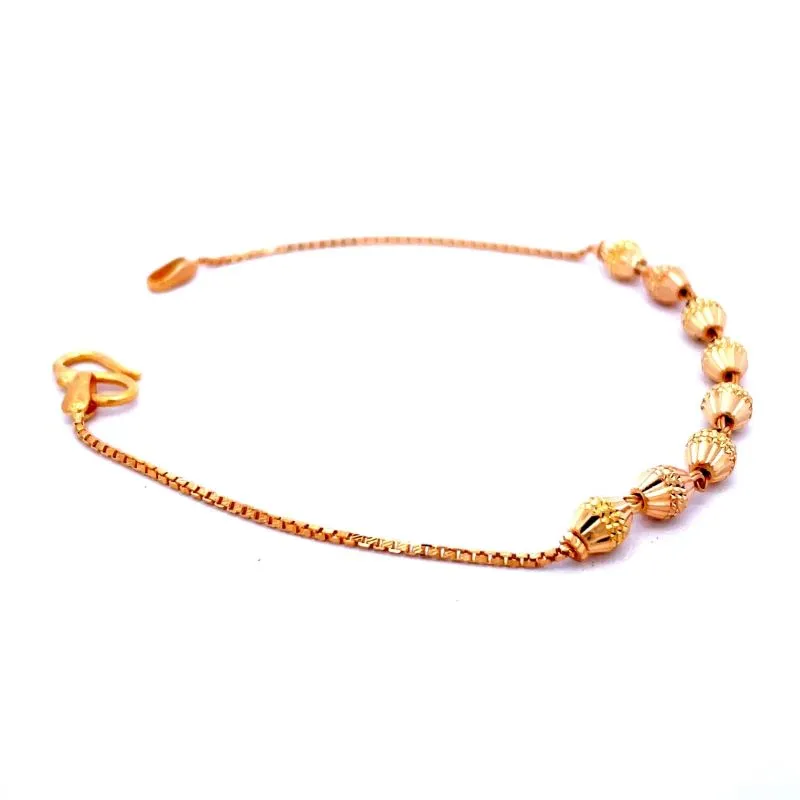 Elegant Gold Chain Bracelet - 7