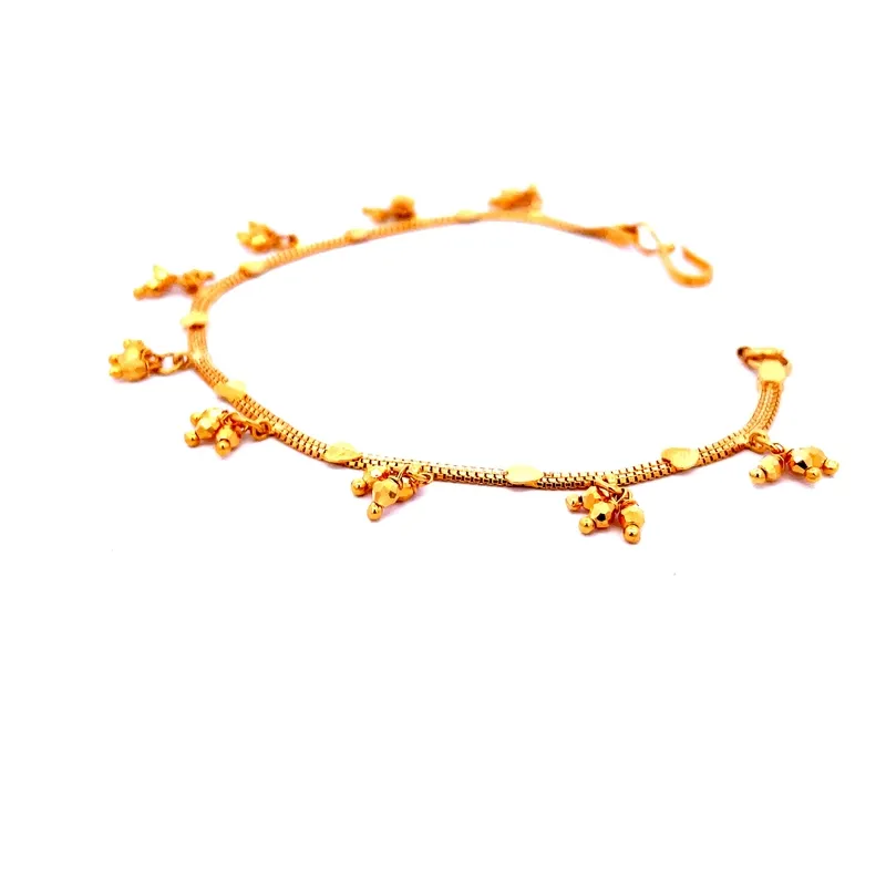 Elegant Gold Chain Bracelet - 7.5