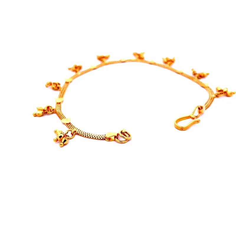 Elegant Gold Chain Bracelet - 7.5