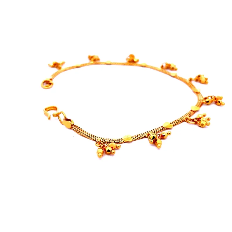 Elegant Gold Chain Bracelet - 7.5