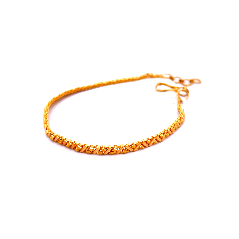 Elegant Gold Chain Bracelet - 8 inch