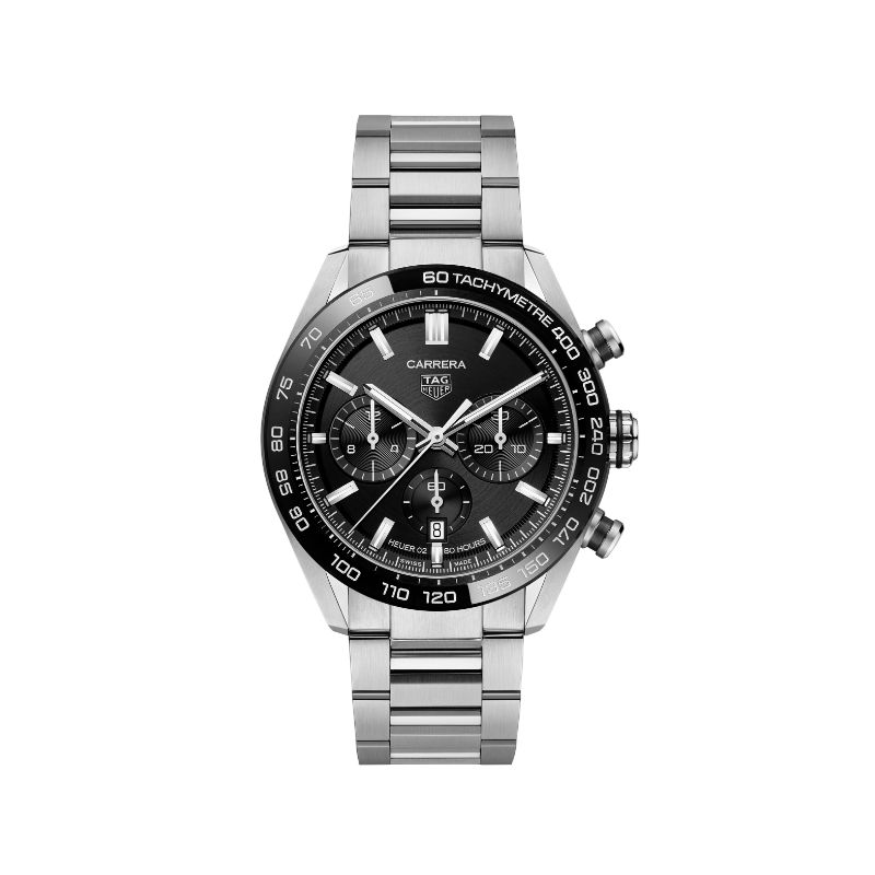 TAG Heuer Carrera Heuer 02 Automatic Mens Black Steel Watch