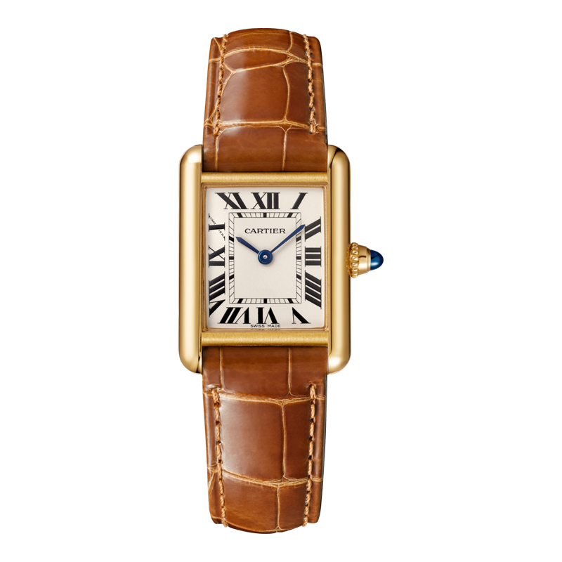 Cartier Tank Louis Cartier Small Quartz Yellow Gold Silver Dial W1529856 -  BRAND NEW