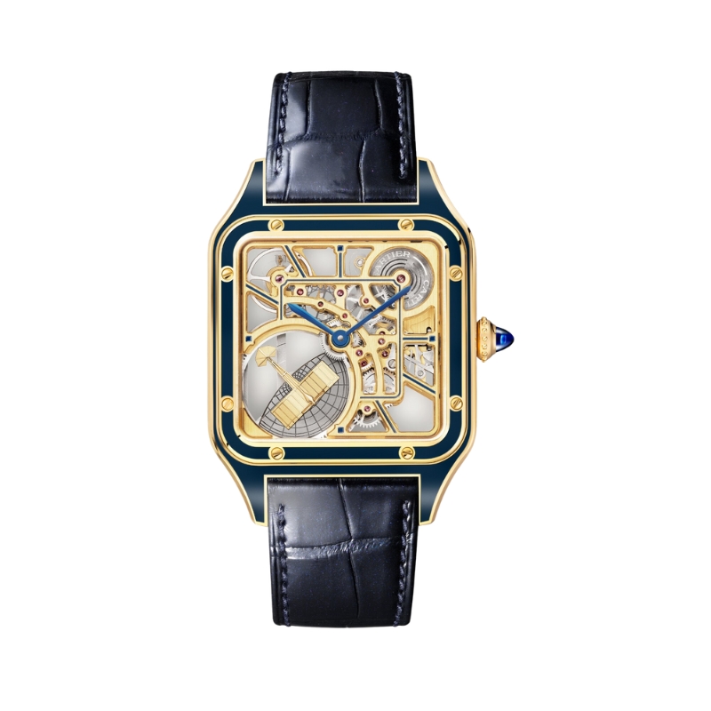 Cartier Santos Dumont Skeleton Watch WHSA0031