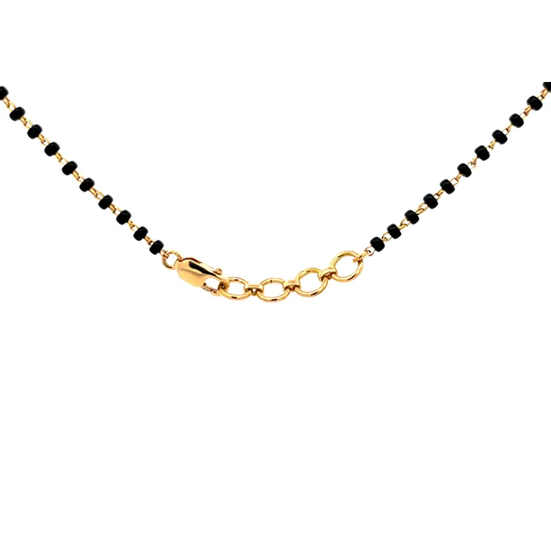Ethnic Mangalsutra in 18K gold and Diamonds