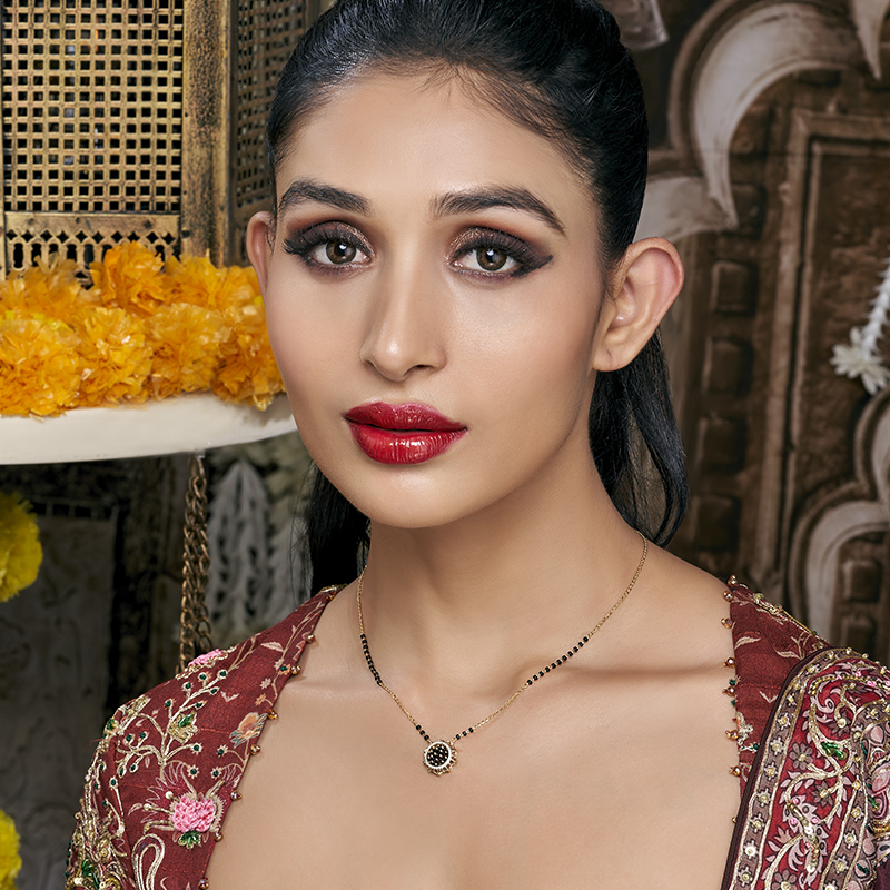 Real sales diamond mangalsutra