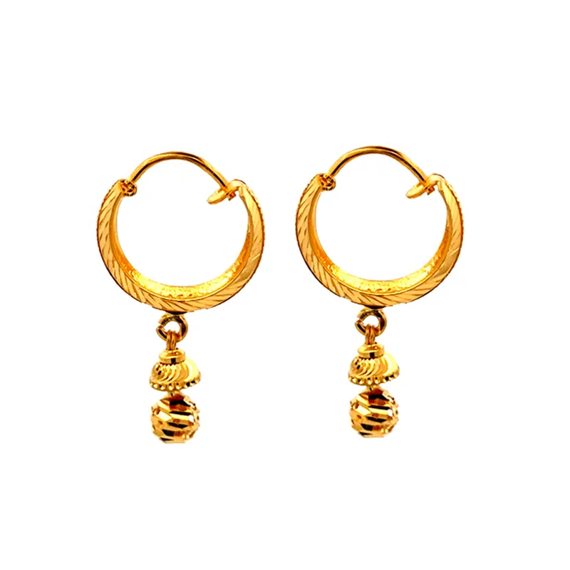 Beautiful 22K Yellow Gold Hoop Earrings for Timeless Everyday Elegance