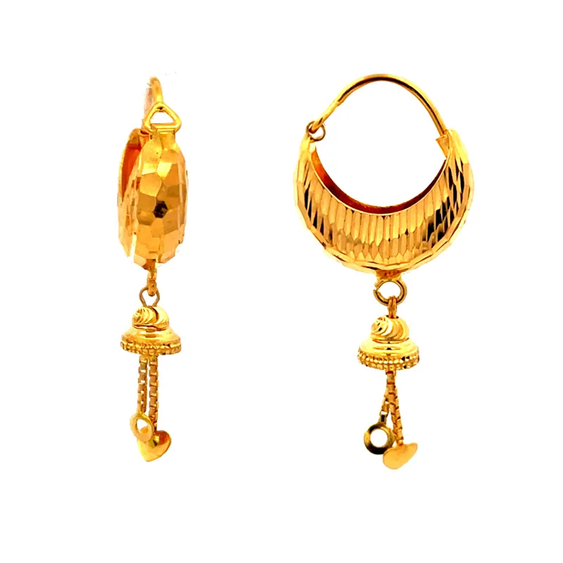 Beautiful 22K Yellow Gold Earrings for Timeless Everyday Elegance