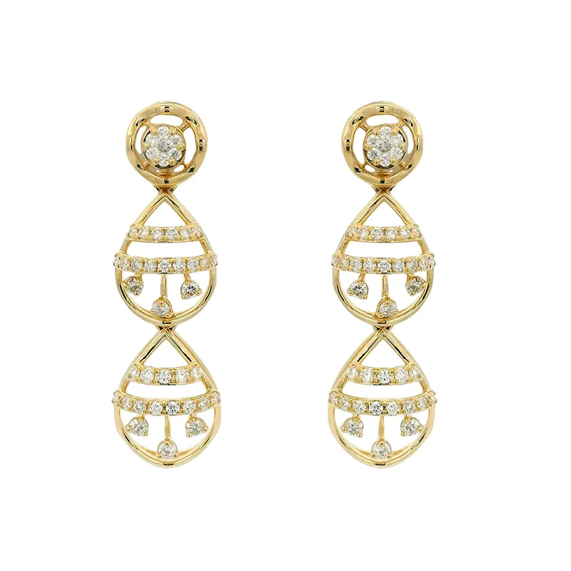 Elegant Gold Drop Earrings