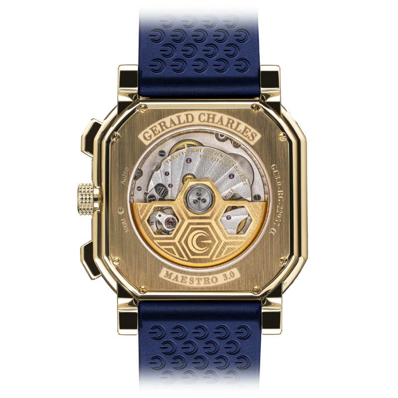 Maestro 3.0 Chronograph in Rose Gold and Royal Blue