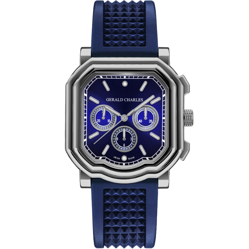 Maestro 3.0 Chronograph in Titanium and Royal Blue