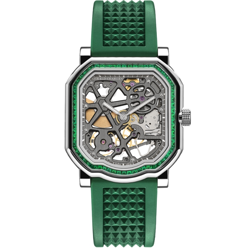 Maestro 8.0 Squelette Gem-Set Emeralds