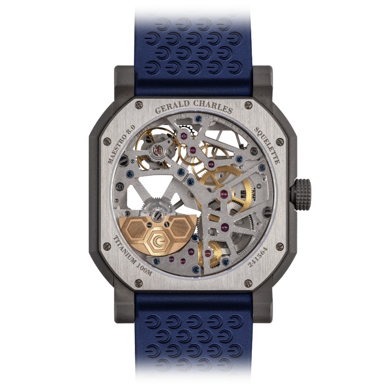 Maestro 8.0 GC Sport Squelette in Grade 5 Titanium and Royal Blue