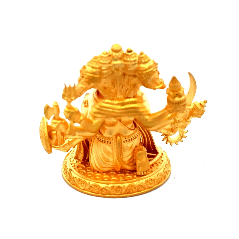 Lord Hanuman Gold Statue | Spiritual Puja Vastu