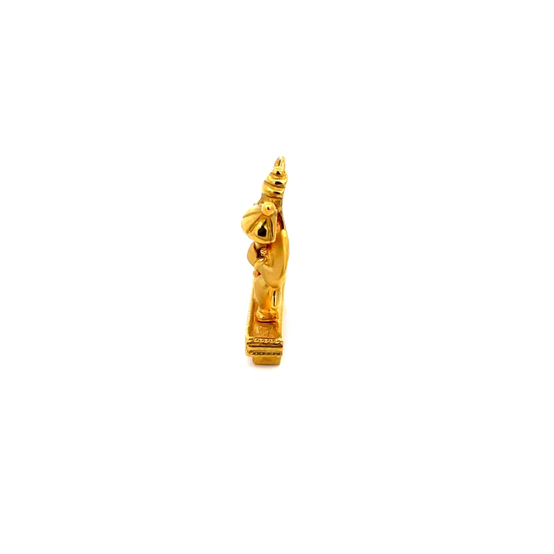 Lord Hanuman Gold Statue | Spiritual Puja Vastu