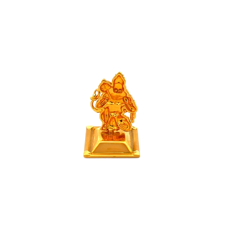 Lord Hanuman Gold Statue | Spiritual Puja Vastu