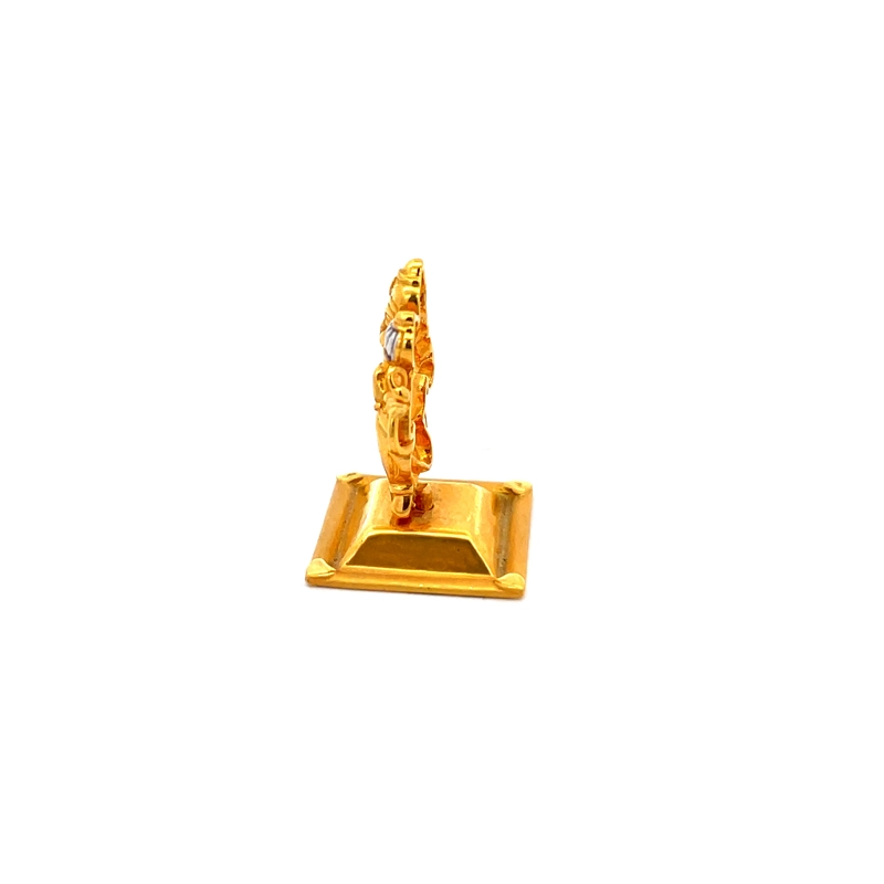 Lord Hanuman Gold Statue | Spiritual Puja Vastu