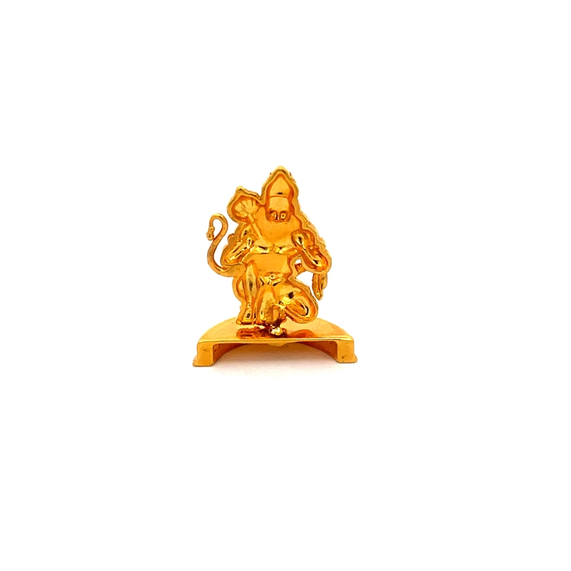 Lord Hanuman Gold Statue | Spiritual Puja Vastu