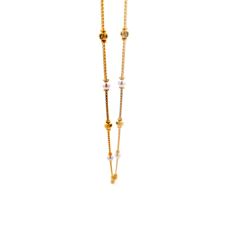 Elegant 22K Gold Chain Necklace