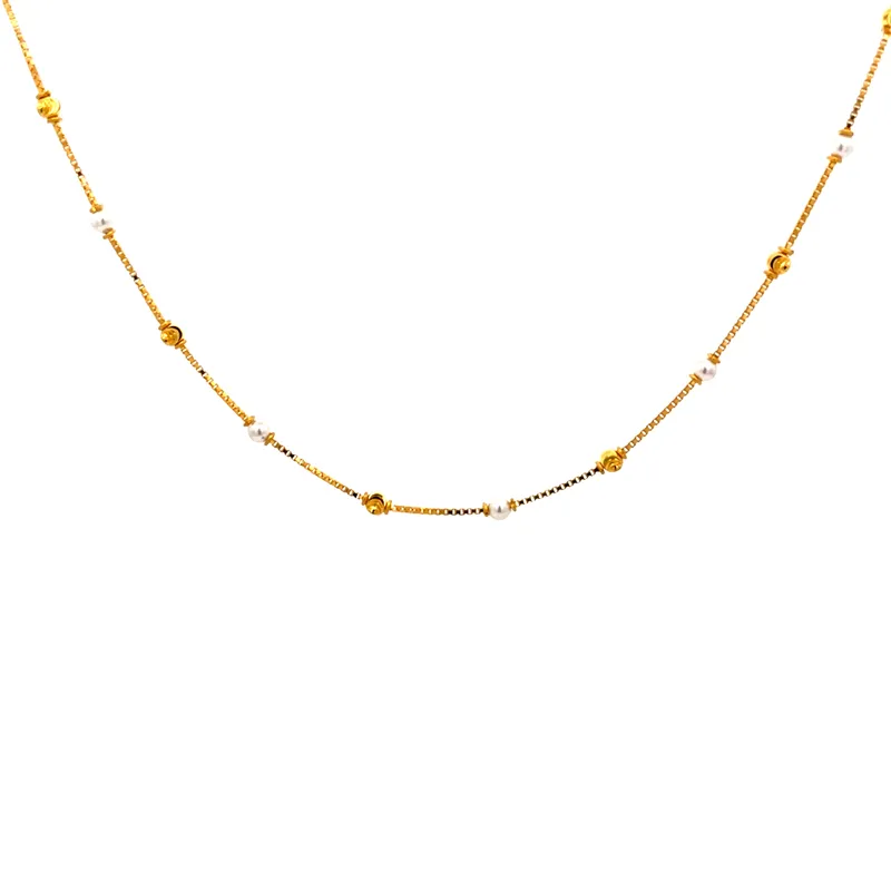Elegant 22K Gold Chain Necklace