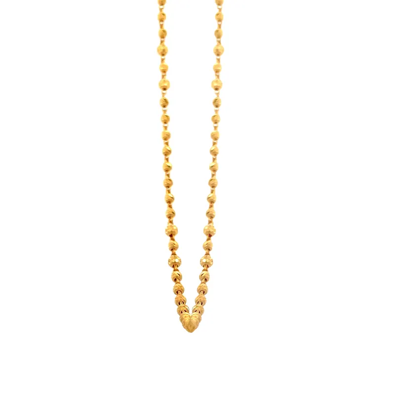 Elegant 22K Gold Chain Necklace