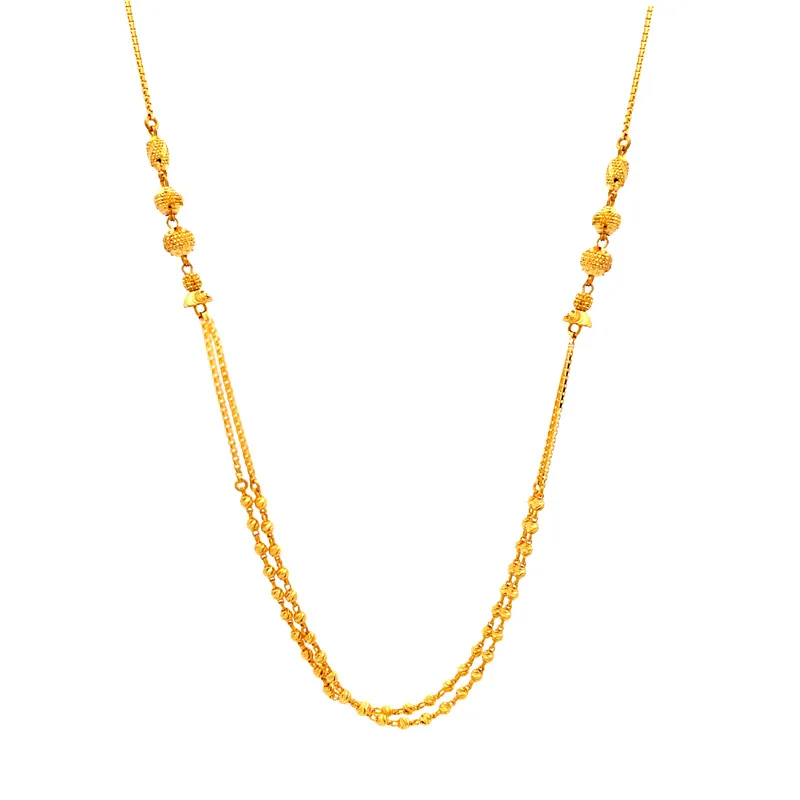 Beautiful 22k yellow gold fancy chain for elegant  for special occasions