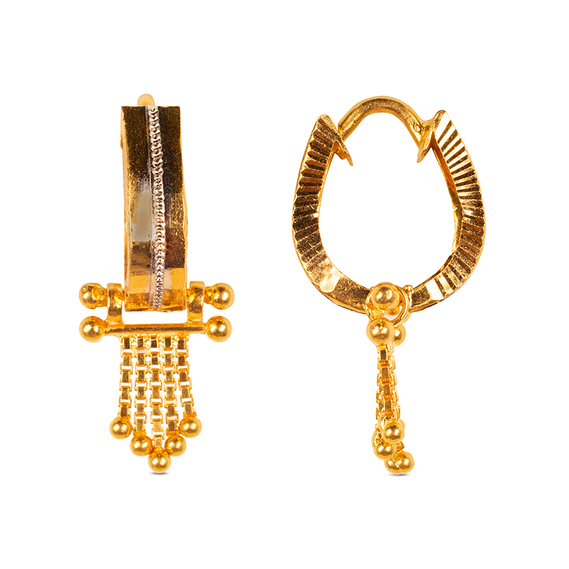 Buy Gold-toned Earrings for Women by The Pari Online