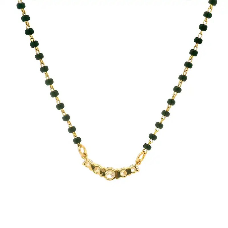 18K Gold Diamond Mangalsutra