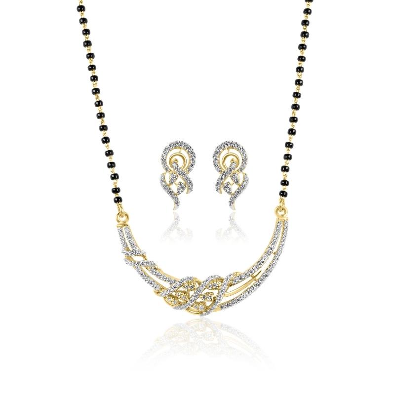 Diamond Mangalsutra Set