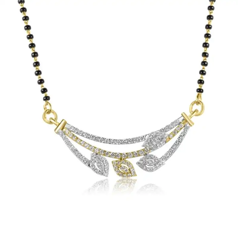 18K Gold Diamond Mangalsutra