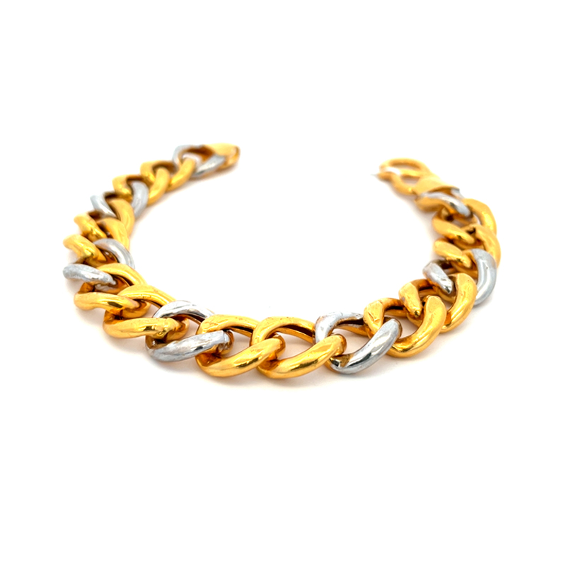 Daily wear Cuban Bracelet in 22K Gold for Men