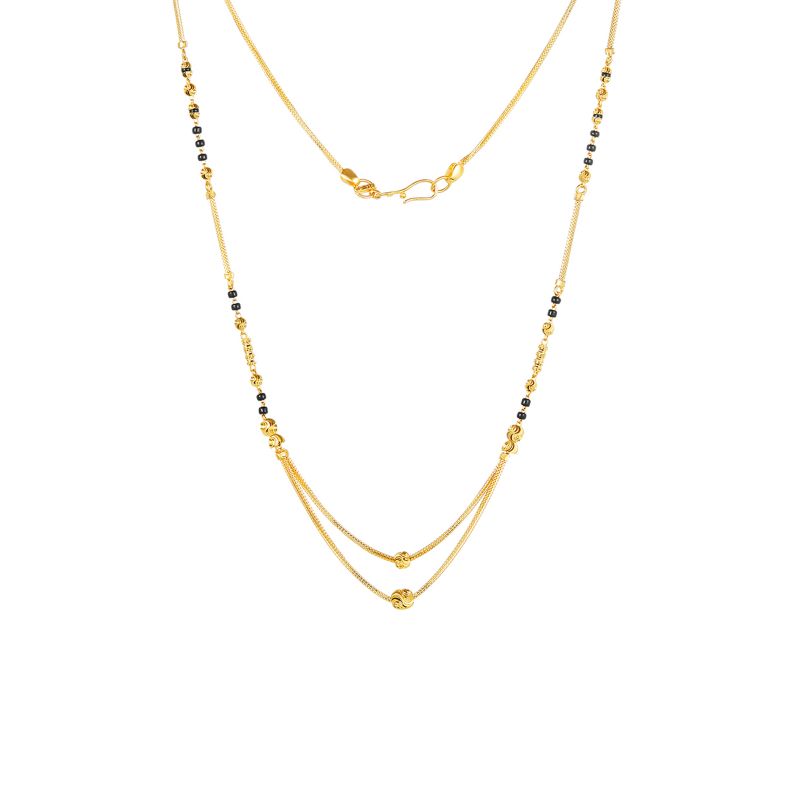 White gold hotsell mangalsutra price