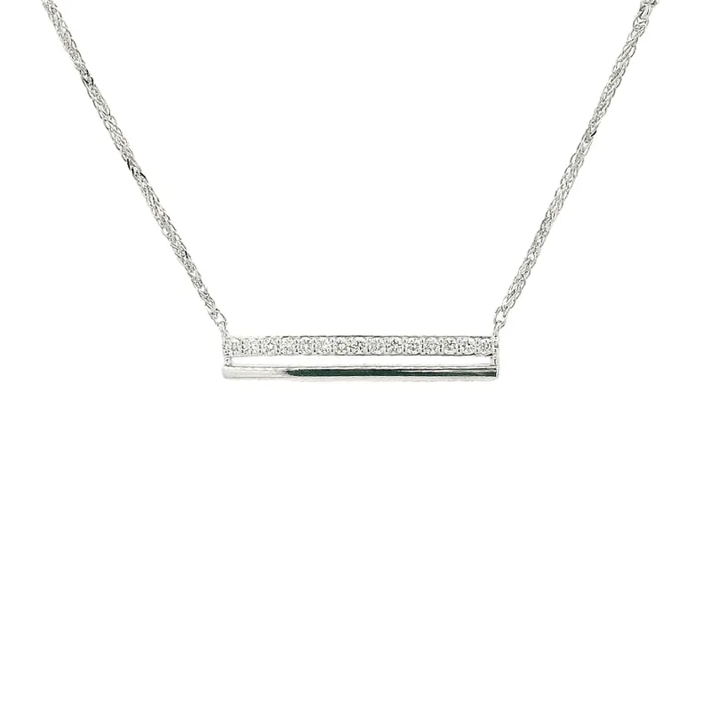 Elegant Bar Pendant Necklace Set